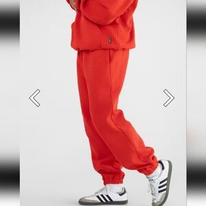 Minimalist Sweatpants Crimson (Women,mens)